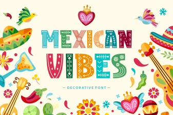 Mexican Vibes Font for Bold and Colorful Designs