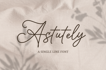 Astutely Font: a Smart Choice for Modern Design Projects