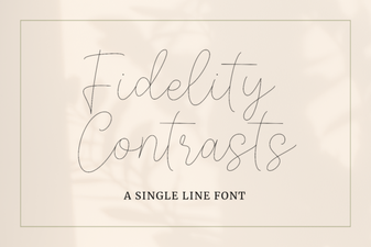 Fidelity and Contrast in Font Design