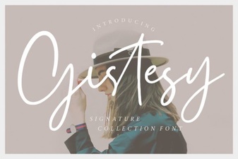 Gistesy Font: a Stylish Typeface for Modern Creative Projects