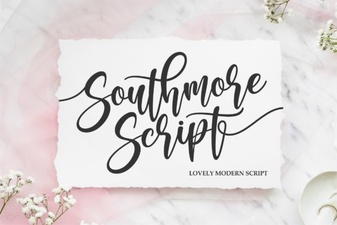 Southmore Font – Elegant Free Script Typeface Download